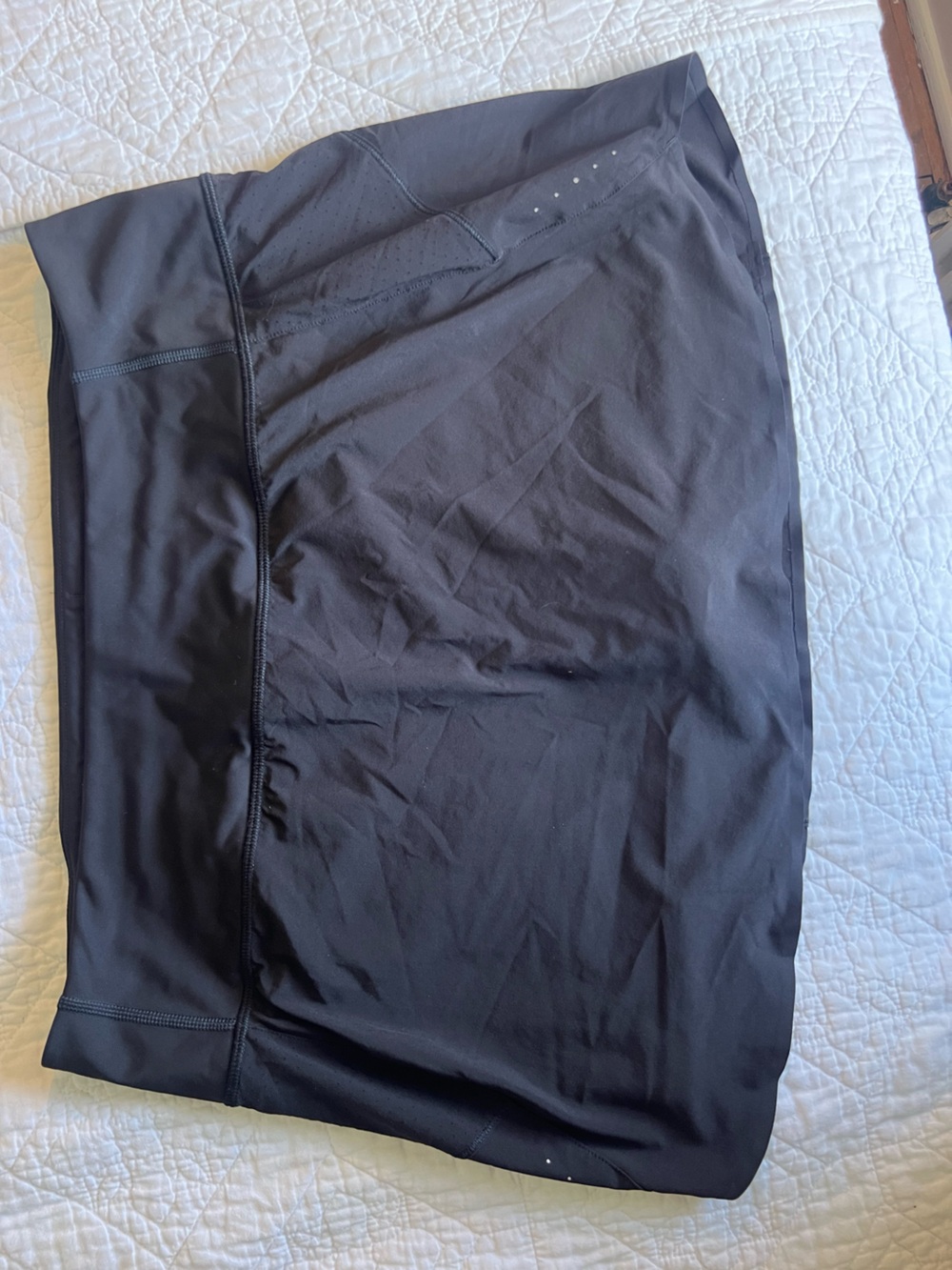Athleta Black Run With It Skort